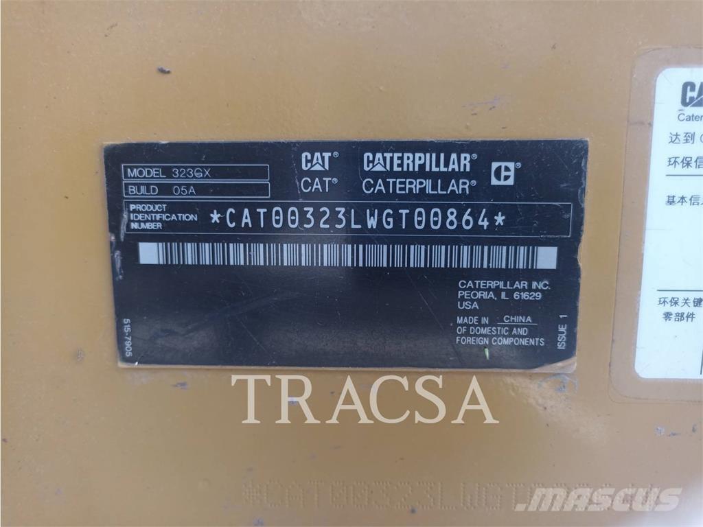 CAT 323GX 大型油圧ショベル12t以上（パワーショベル・ユンボ）