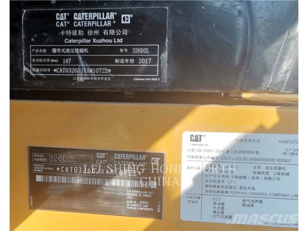 CAT 326D2L 大型油圧ショベル12t以上（パワーショベル・ユンボ）