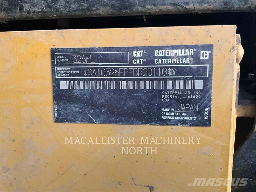 CAT 326FL PTQ 大型油圧ショベル12t以上（パワーショベル・ユンボ）
