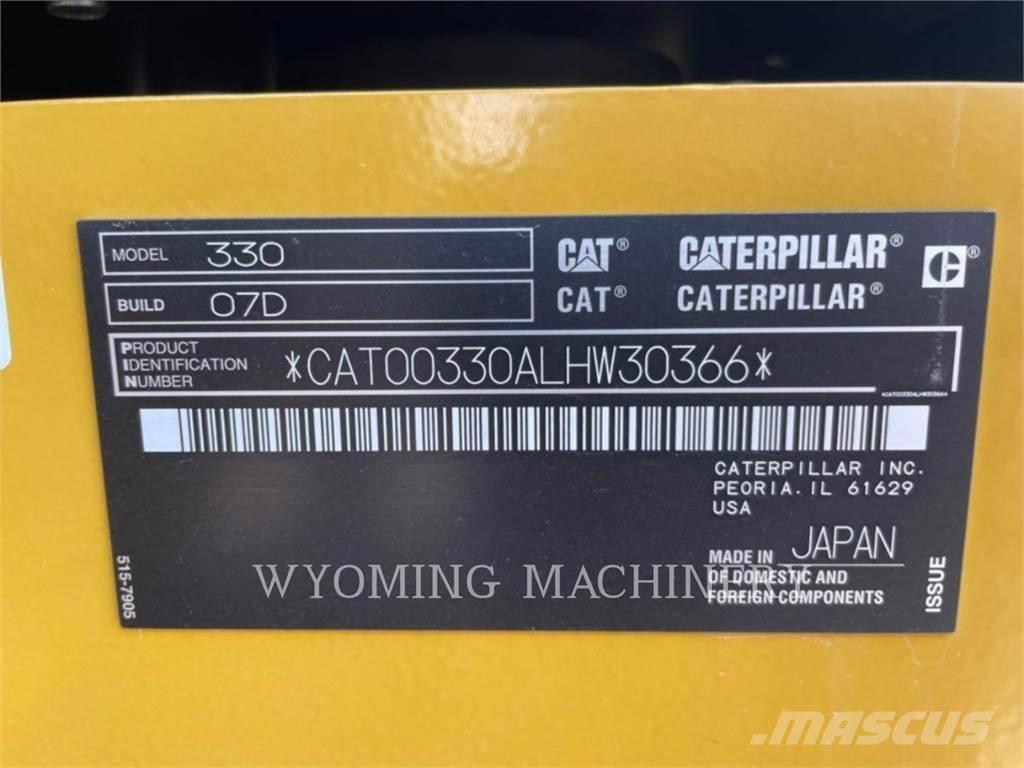 CAT 330 大型油圧ショベル12t以上（パワーショベル・ユンボ）