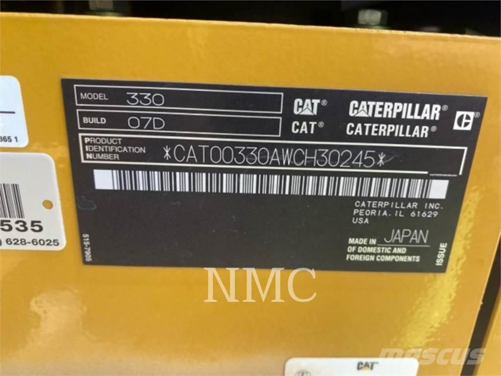 CAT 330 大型油圧ショベル12t以上（パワーショベル・ユンボ）