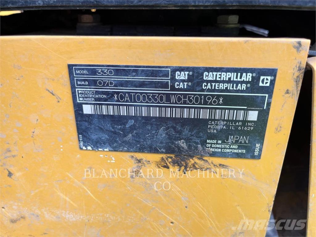 CAT 330 大型油圧ショベル12t以上（パワーショベル・ユンボ）