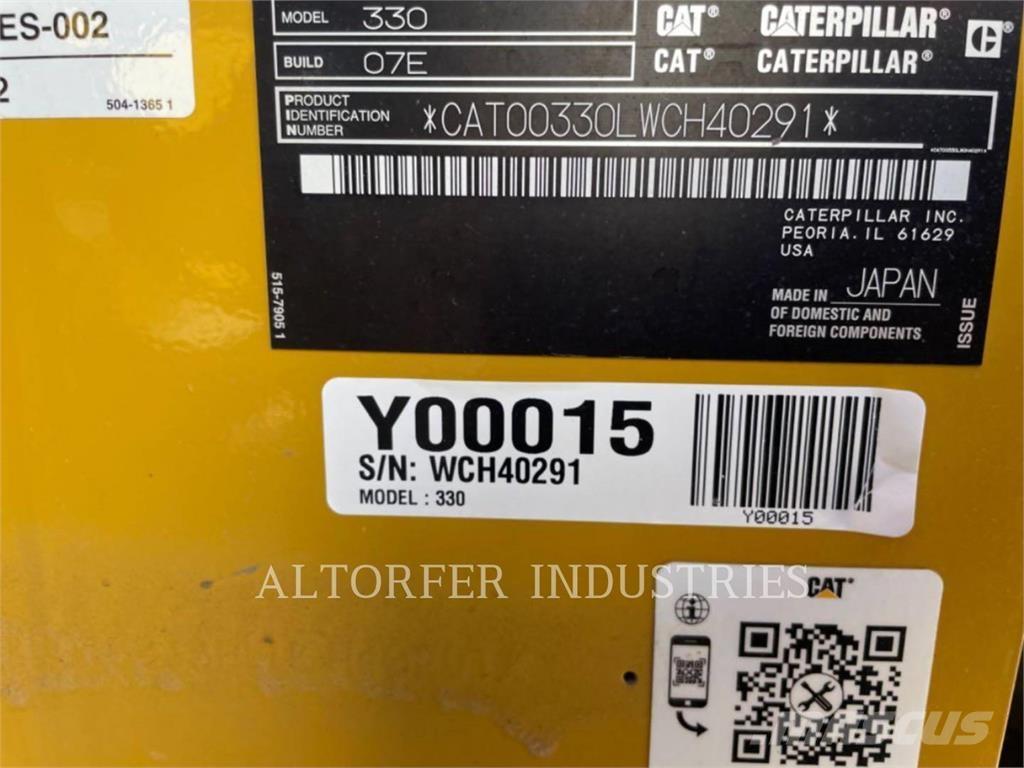 CAT 330-07 大型油圧ショベル12t以上（パワーショベル・ユンボ）