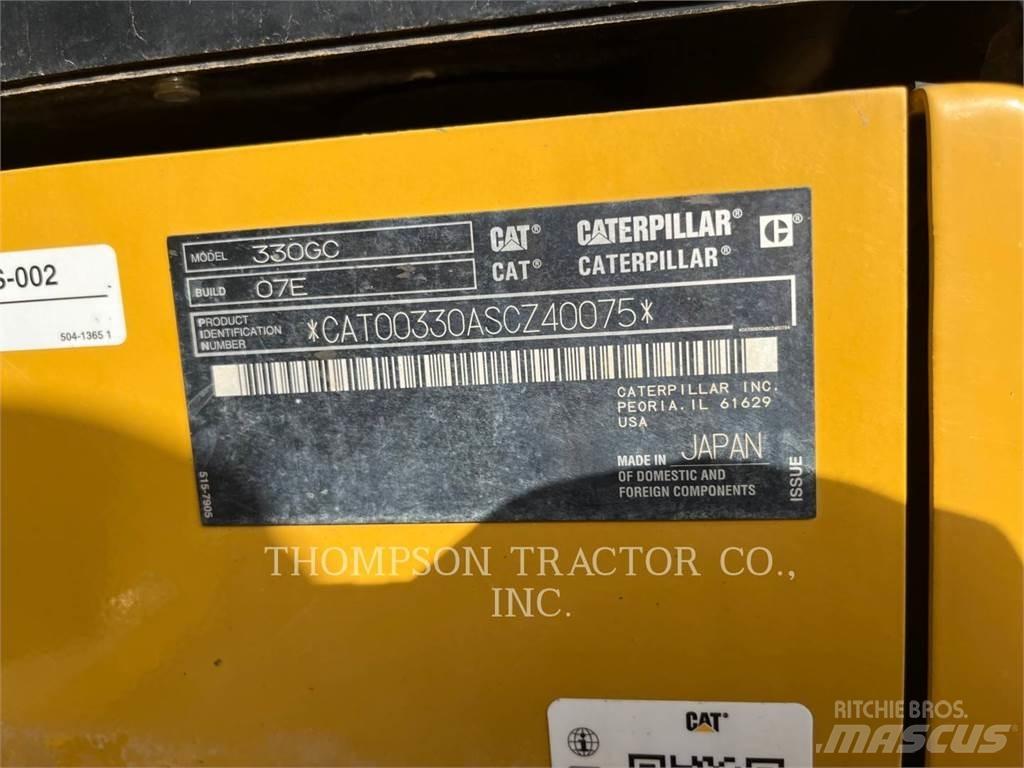 CAT 330GC 大型油圧ショベル12t以上（パワーショベル・ユンボ）