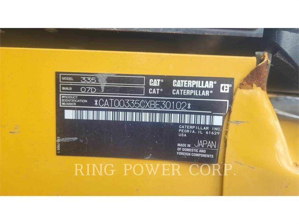 CAT 335QC 大型油圧ショベル12t以上（パワーショベル・ユンボ）
