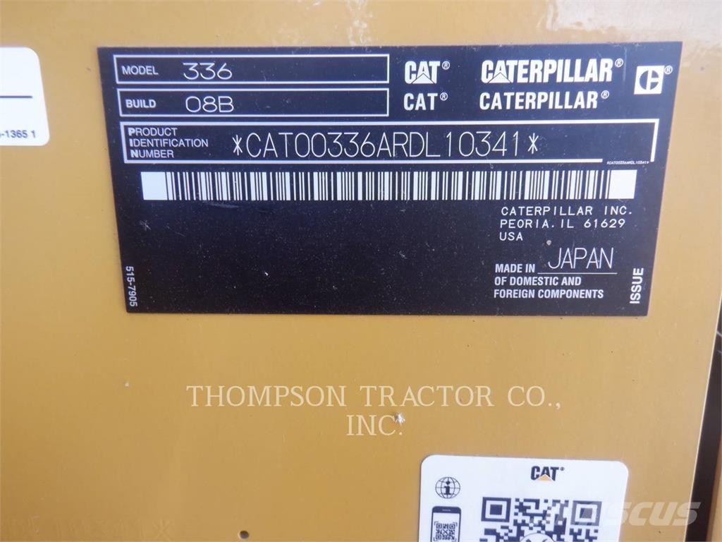 CAT 336 大型油圧ショベル12t以上（パワーショベル・ユンボ）