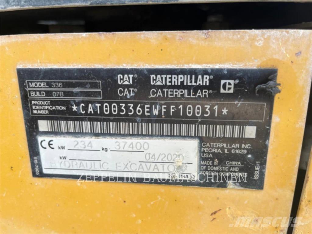 CAT 336-07B 大型油圧ショベル12t以上（パワーショベル・ユンボ）
