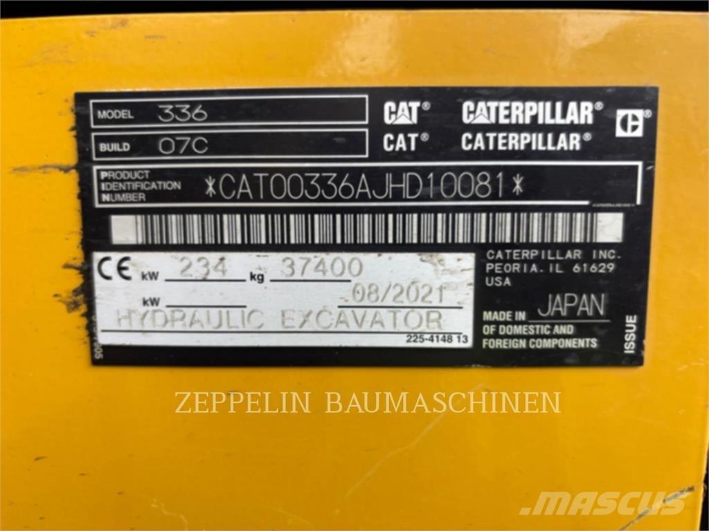 CAT 336-07C 大型油圧ショベル12t以上（パワーショベル・ユンボ）