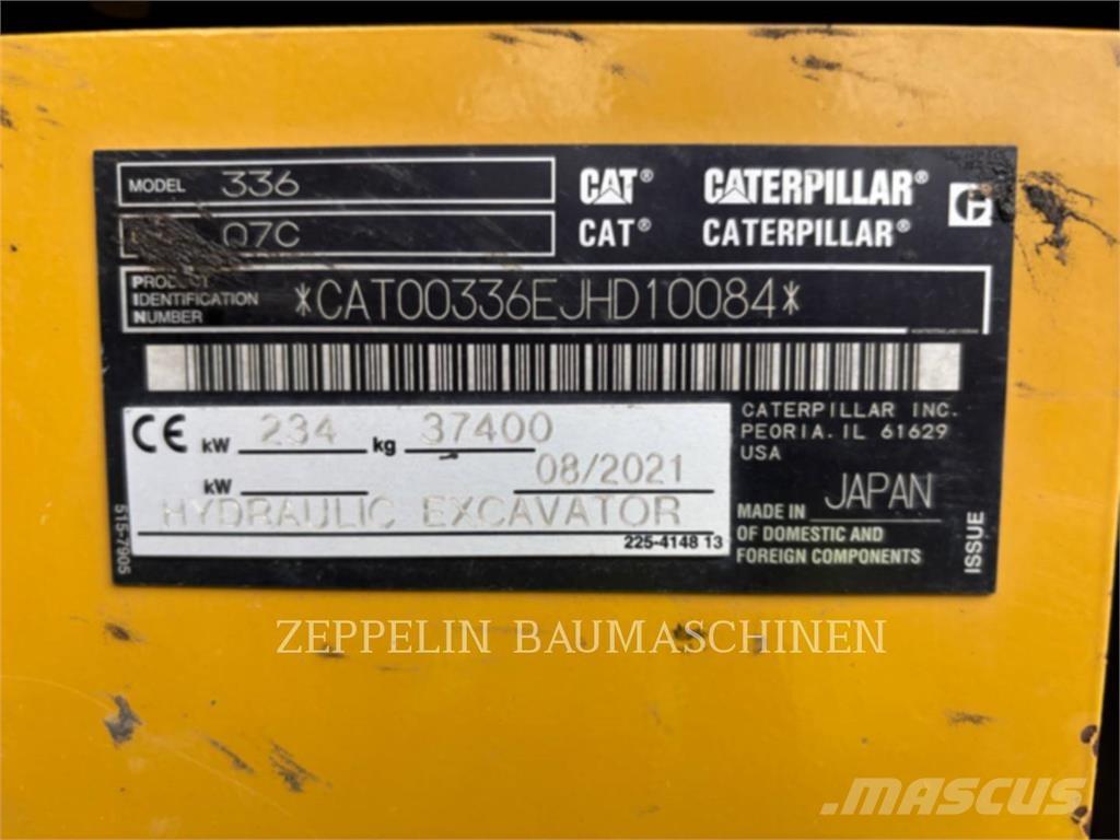 CAT 336-07C 大型油圧ショベル12t以上（パワーショベル・ユンボ）