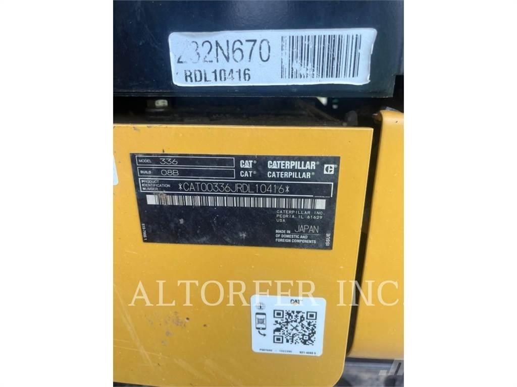 CAT 336-08 大型油圧ショベル12t以上（パワーショベル・ユンボ）