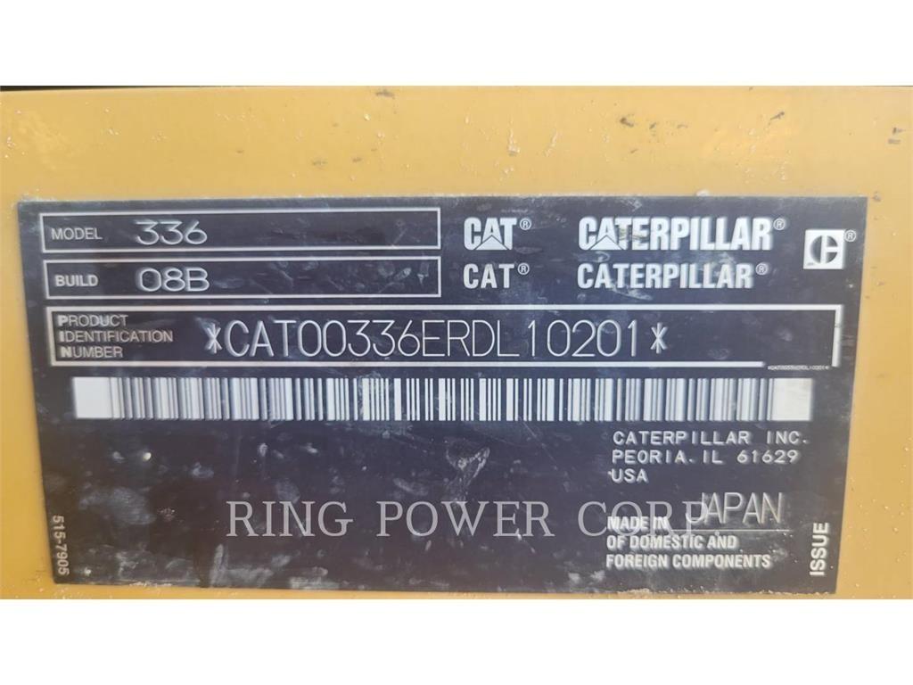 CAT 336-08 大型油圧ショベル12t以上（パワーショベル・ユンボ）