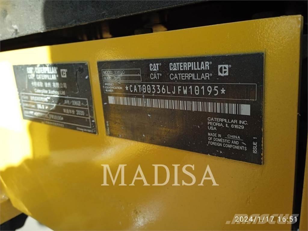 CAT 336 GC 大型油圧ショベル12t以上（パワーショベル・ユンボ）