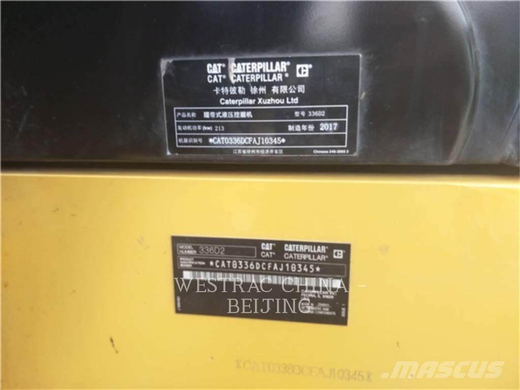 CAT 336D2 大型油圧ショベル12t以上（パワーショベル・ユンボ）