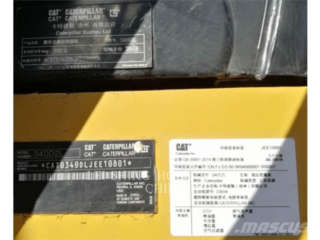 CAT 340D2L 大型油圧ショベル12t以上（パワーショベル・ユンボ）