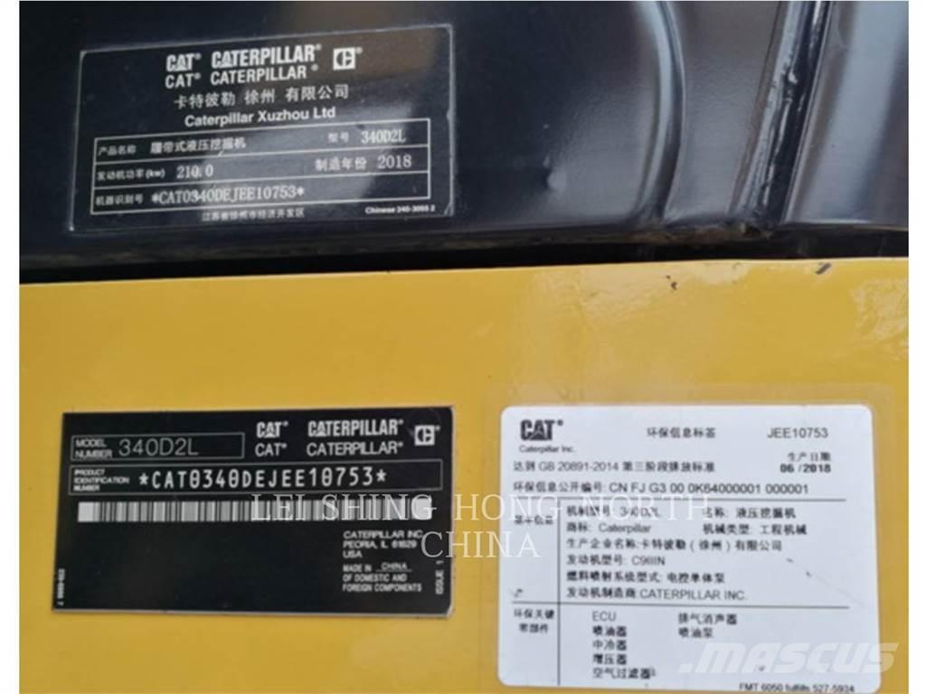 CAT 340D2L 大型油圧ショベル12t以上（パワーショベル・ユンボ）