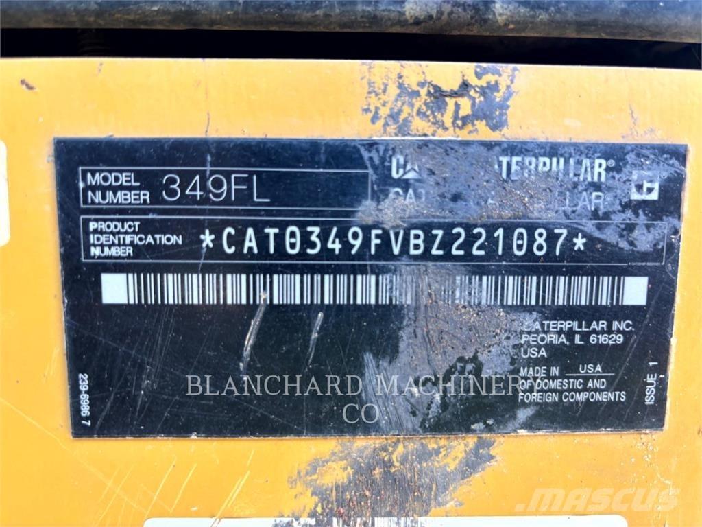 CAT 349F 大型油圧ショベル12t以上（パワーショベル・ユンボ）