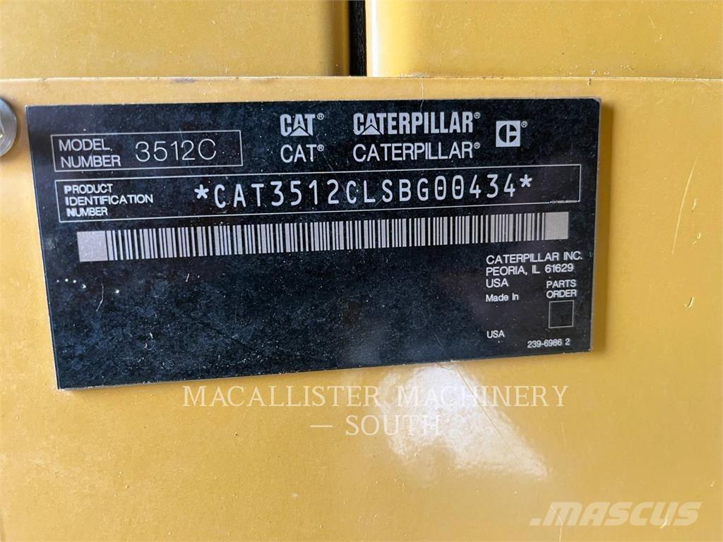 CAT 3512C ディーゼル発電機