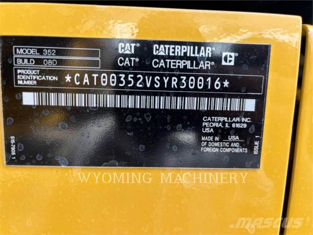 CAT 352 大型油圧ショベル12t以上（パワーショベル・ユンボ）