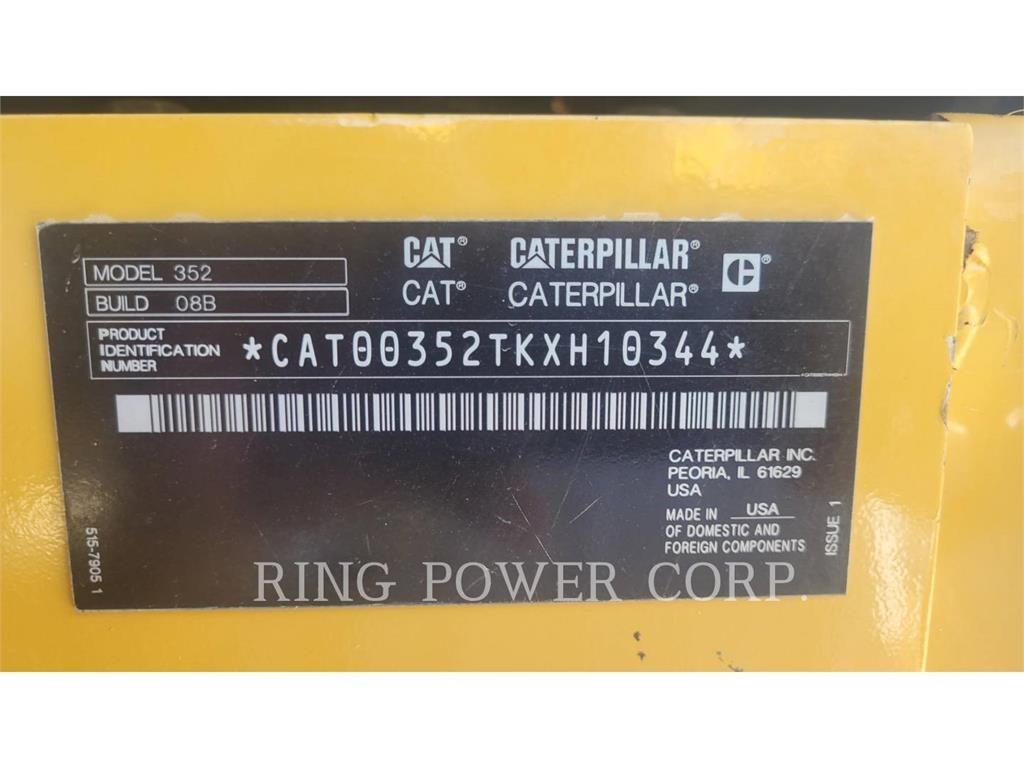 CAT 352-08 大型油圧ショベル12t以上（パワーショベル・ユンボ）