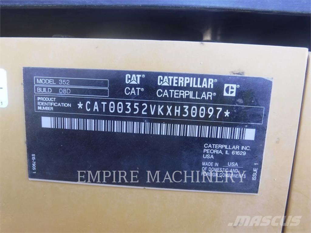 CAT 35208FG 大型油圧ショベル12t以上（パワーショベル・ユンボ）