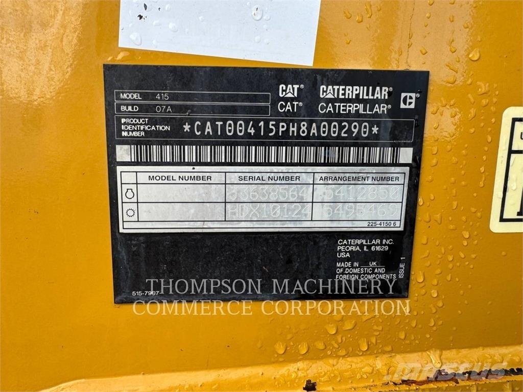 CAT 415 バックホーローダー
