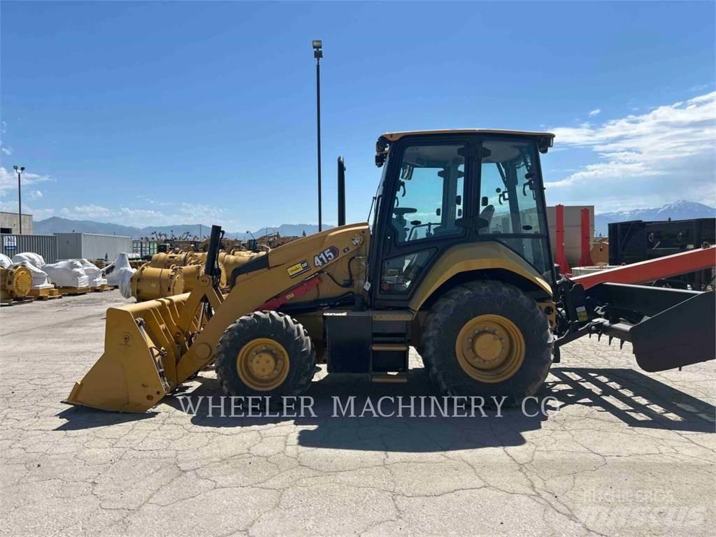CAT 415 IL CAB バックホーローダー