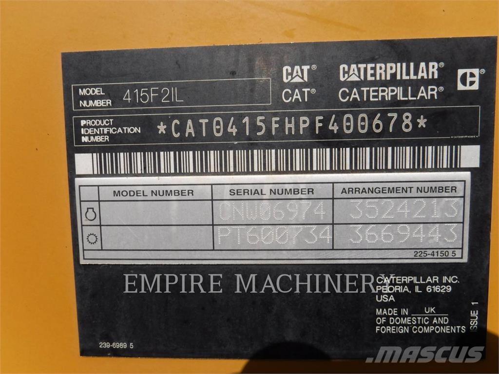 CAT 415F2IL ホイールローダー・タイヤショベル