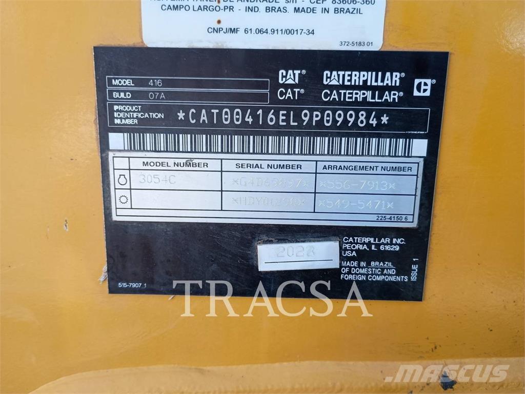 CAT 416 バックホーローダー
