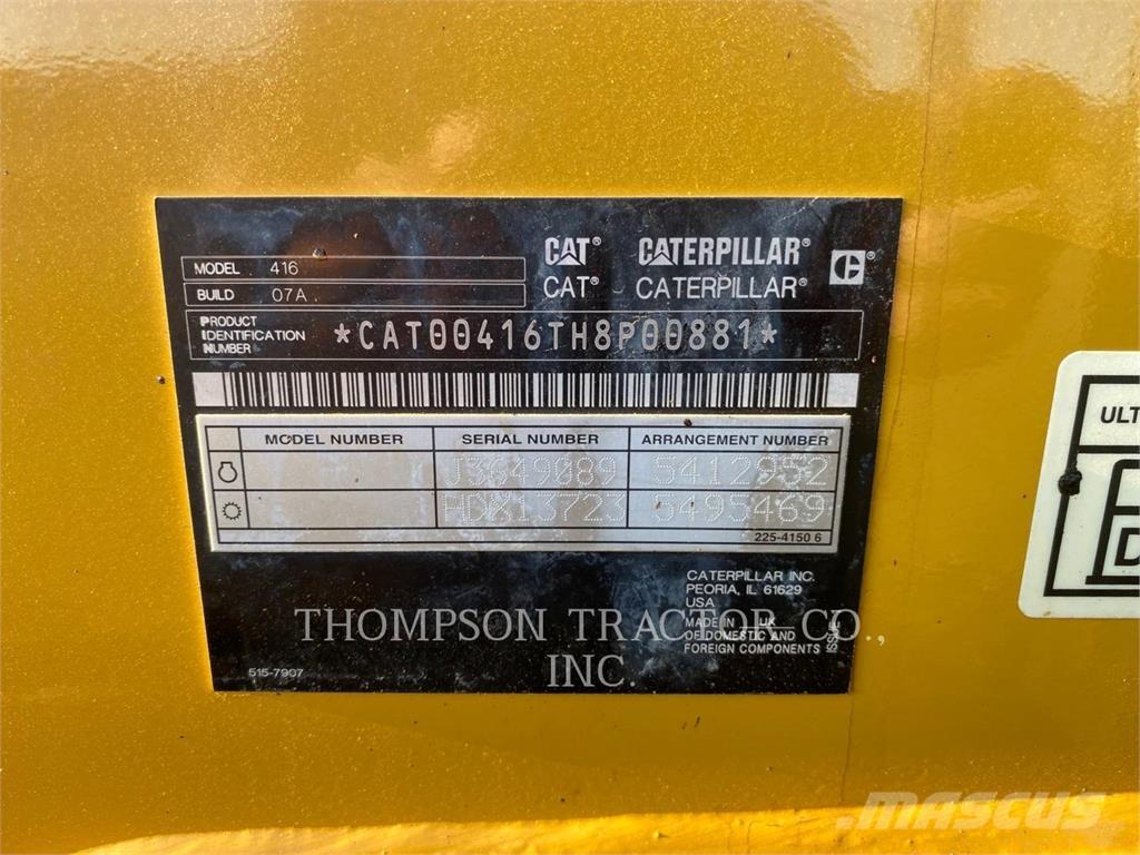 CAT 416 バックホーローダー