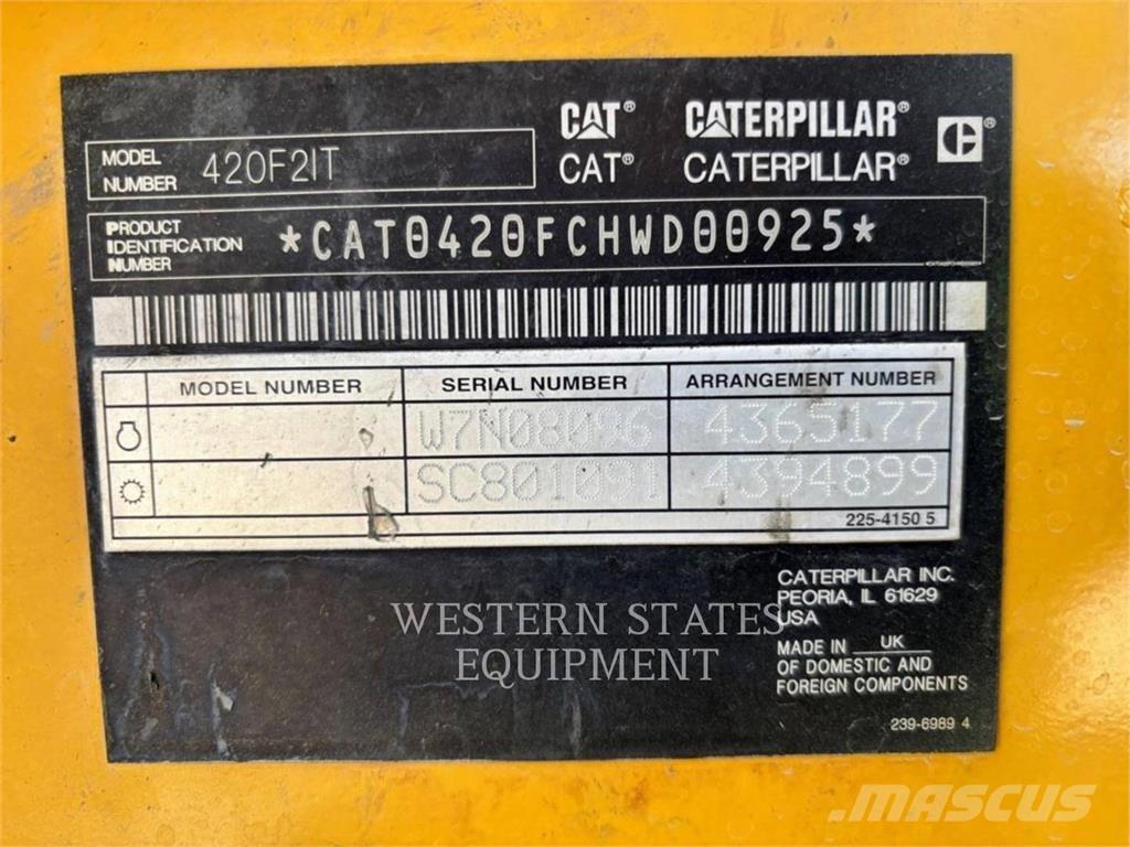 CAT 420F2 バックホーローダー