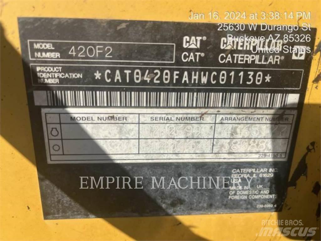 CAT 420F2 4EOP バックホーローダー