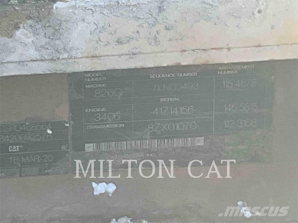 CAT 826G ソイルコンパクター