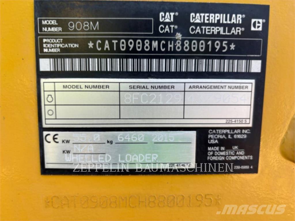 CAT 908M ホイールローダー・タイヤショベル