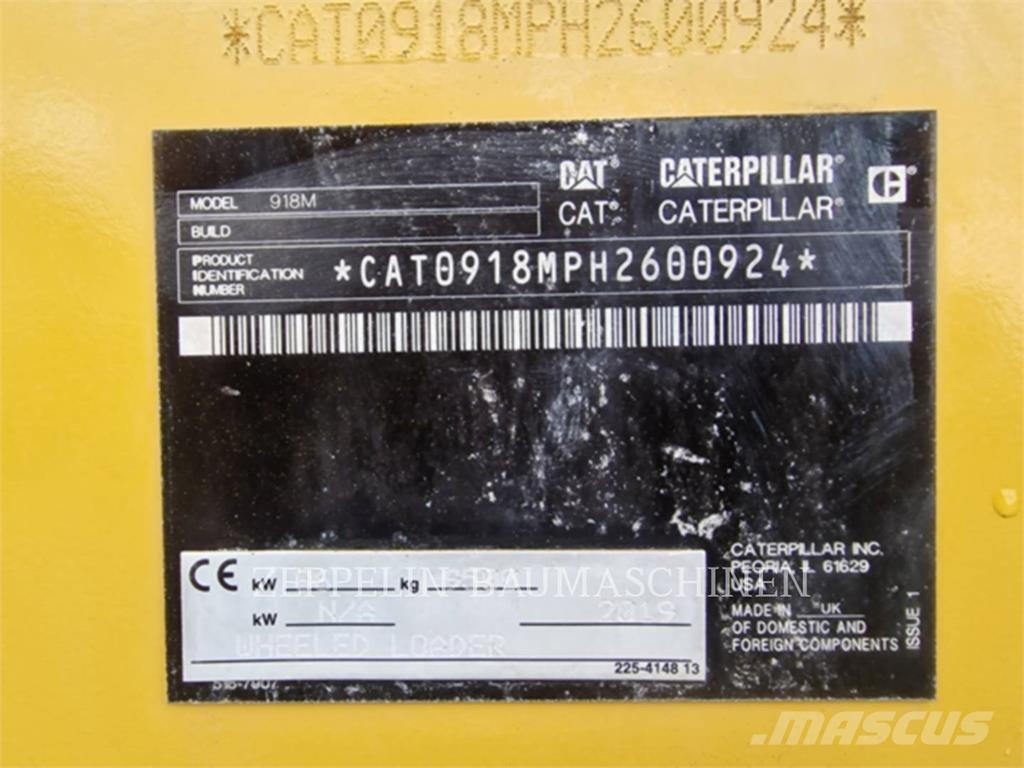 CAT 918M ホイールローダー・タイヤショベル