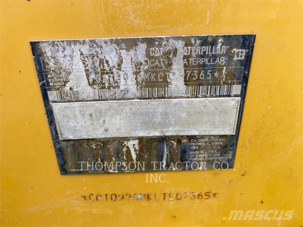 CAT 926M ホイールローダー・タイヤショベル