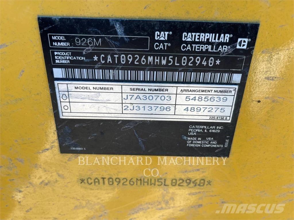 CAT 926M ホイールローダー・タイヤショベル