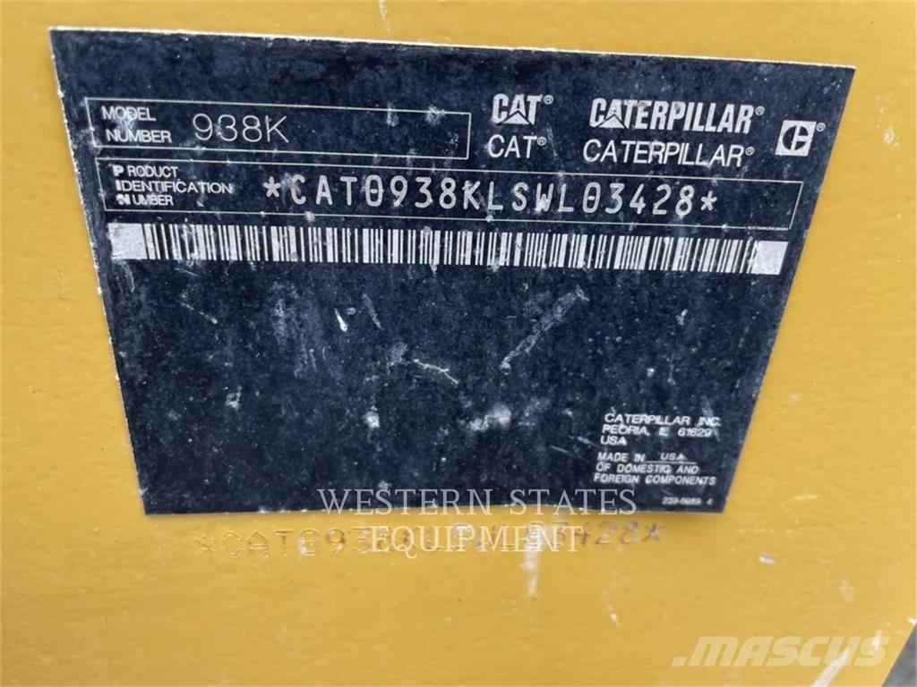 CAT 938K ホイールローダー・タイヤショベル