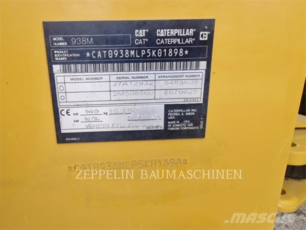 CAT 938M ホイールローダー・タイヤショベル
