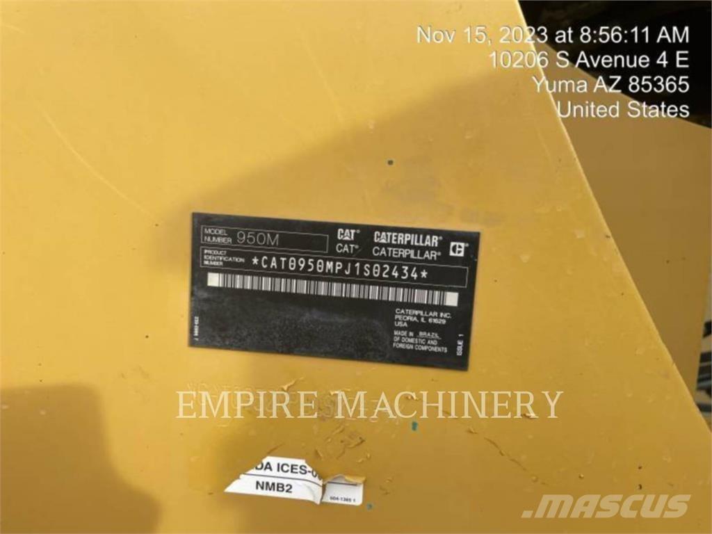 CAT 950M ホイールローダー・タイヤショベル