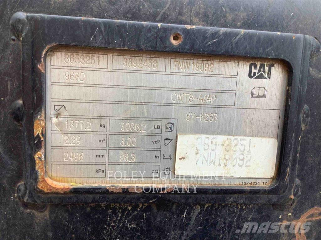 CAT 963K クローラーローダー