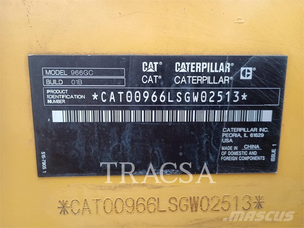 CAT 966GC ホイールローダー・タイヤショベル