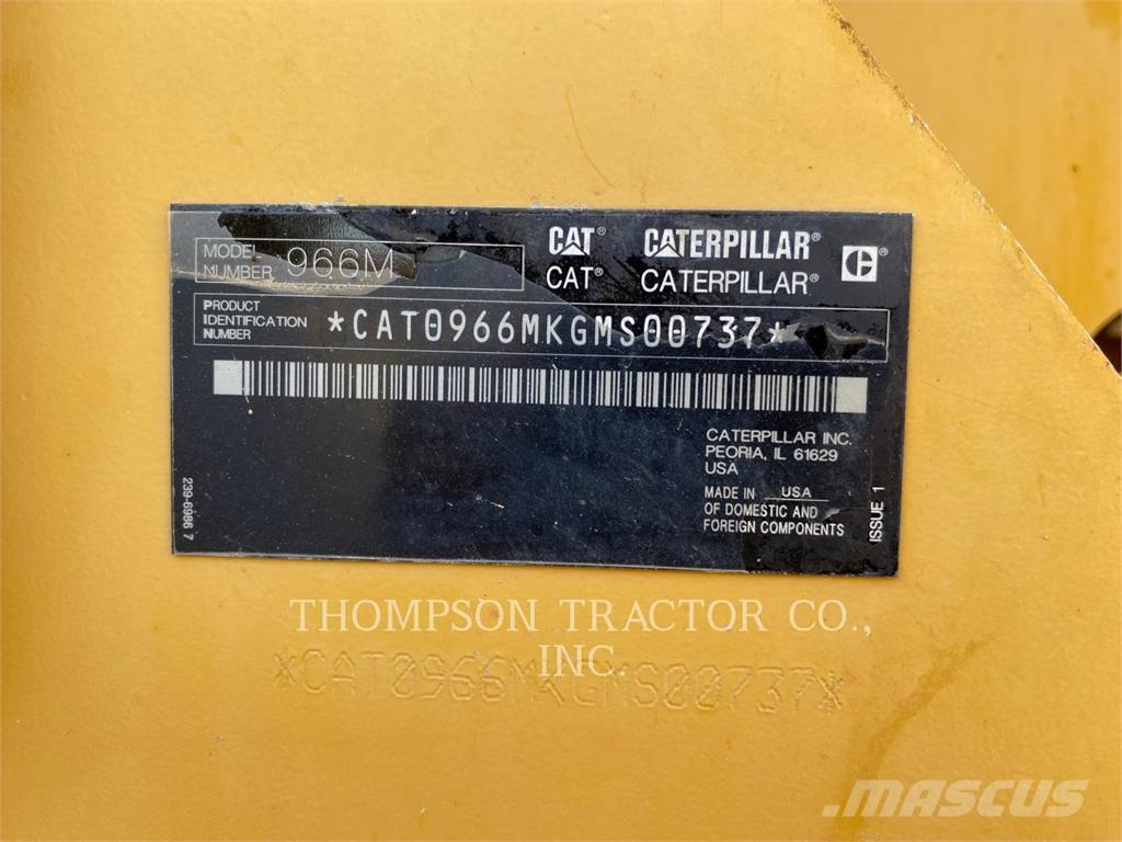 CAT 966M ホイールローダー・タイヤショベル