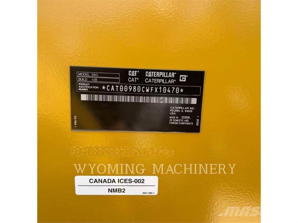 CAT 980 ホイールローダー・タイヤショベル