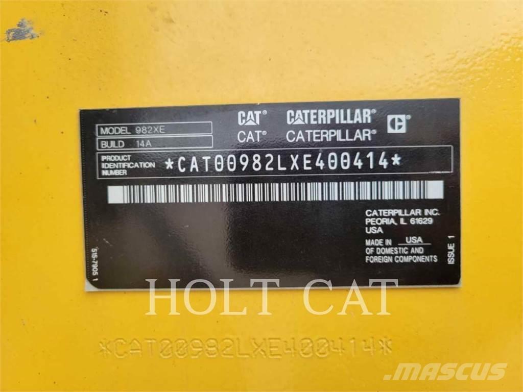 CAT 982 XE ホイールローダー・タイヤショベル