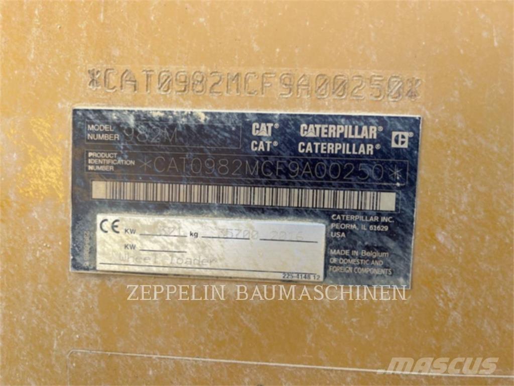 CAT 982M ホイールローダー・タイヤショベル