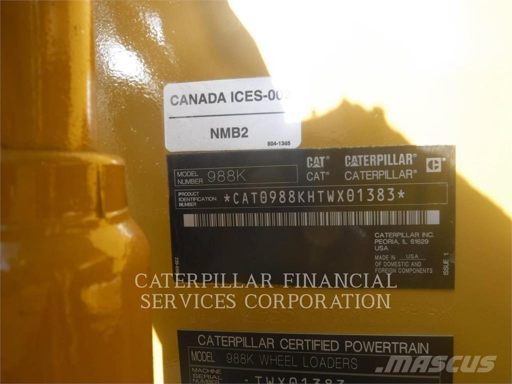 CAT 988K ホイールローダー・タイヤショベル