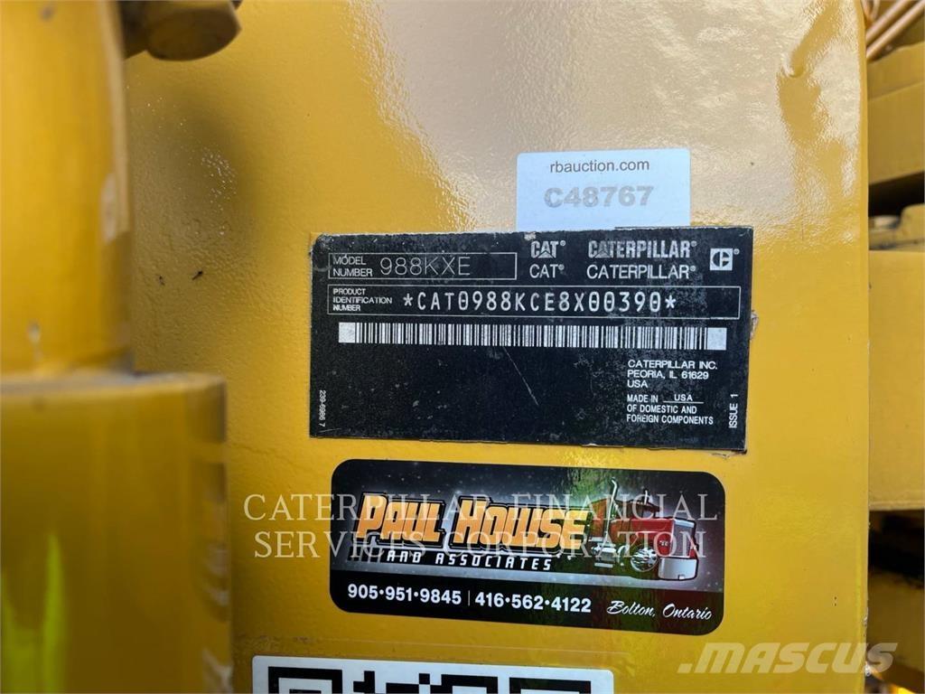 CAT 988KXE ホイールローダー・タイヤショベル