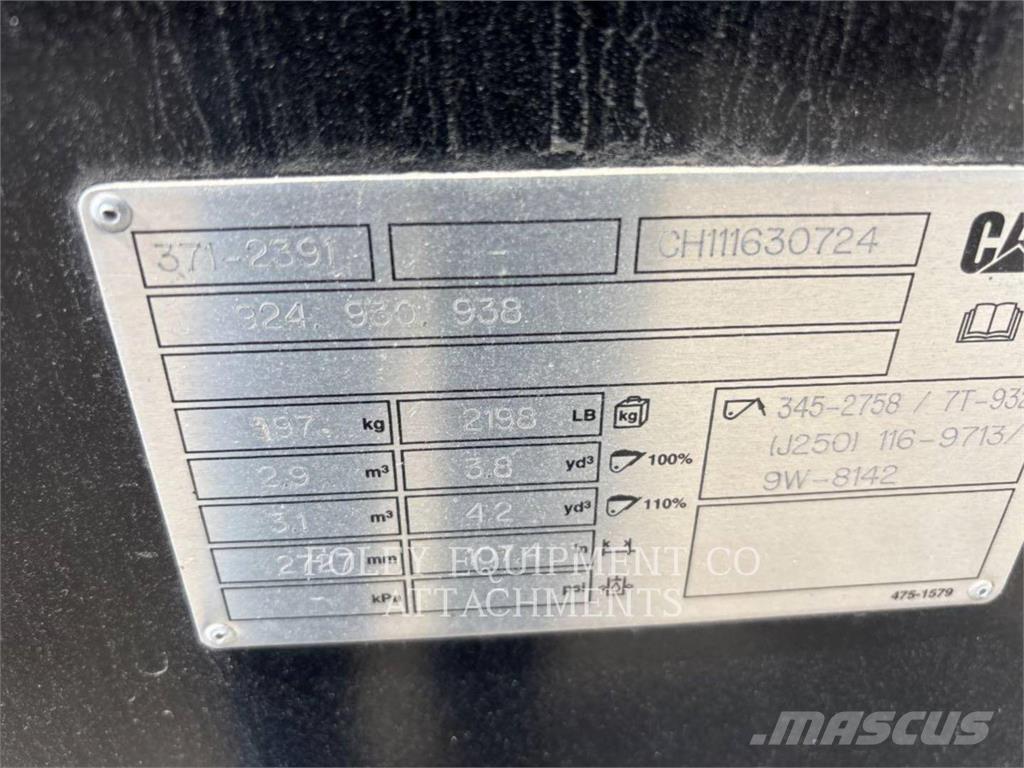 CAT BK38V38GP ホイールローダー・タイヤショベル