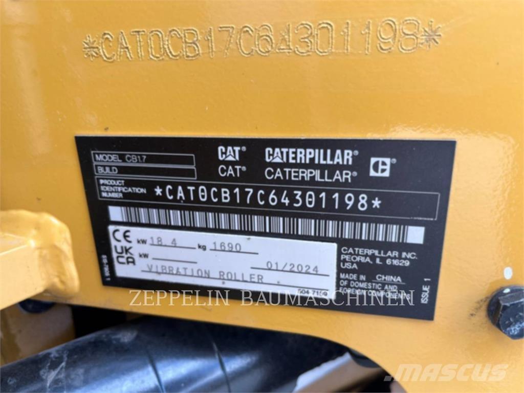 CAT CB1.7 ソイルコンパクター