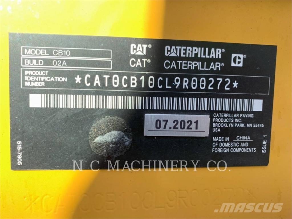CAT CB10 アスファルトフィニッシャ